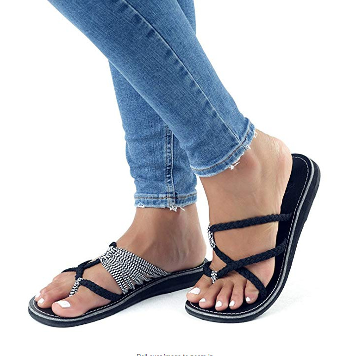 Title 8, Yauvana Braided Sandals Enjoy Summer Comfort an...