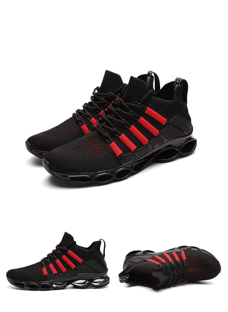 Title 2, Flying woven mesh sports shoes Breathable and l...