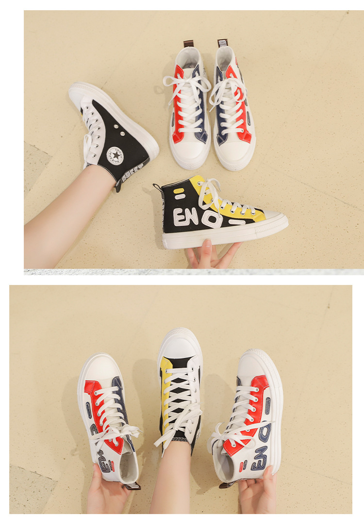 Title 9, Fashionable wild high-top canvas shoes. Comfort...