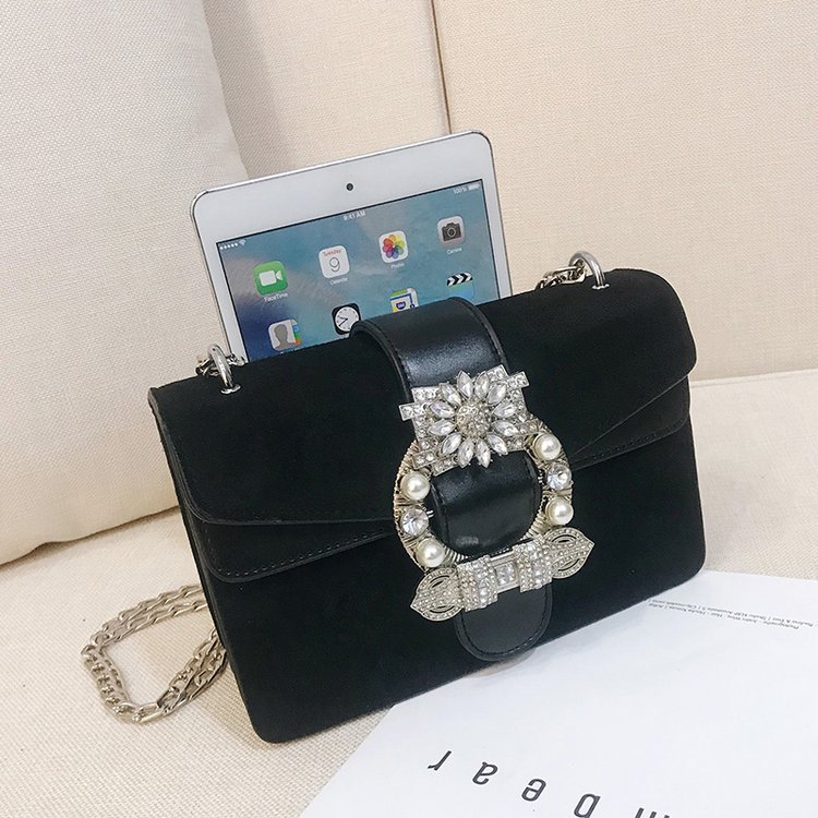 Title 7, Elegante Matte Chain Schultertasche Crossbody B...