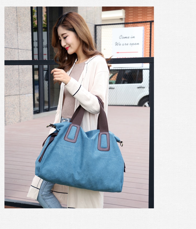 Title 14, KVKY dameshandtas casual canvas crossbody tas m...