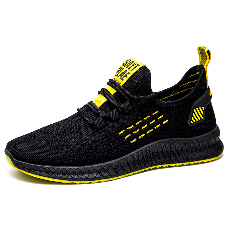 Title 7, Mens casual shoes fly woven breathable non-sli...