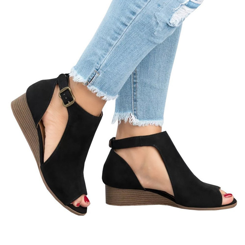 Title 3, Roman Wedge Heel Sandals