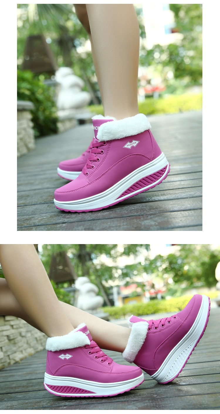 Title 2, Velvet thick bottom casual shoes for ultimate c...