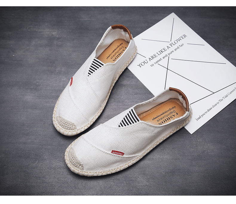 Title 12, Straw fisherman shoes casual