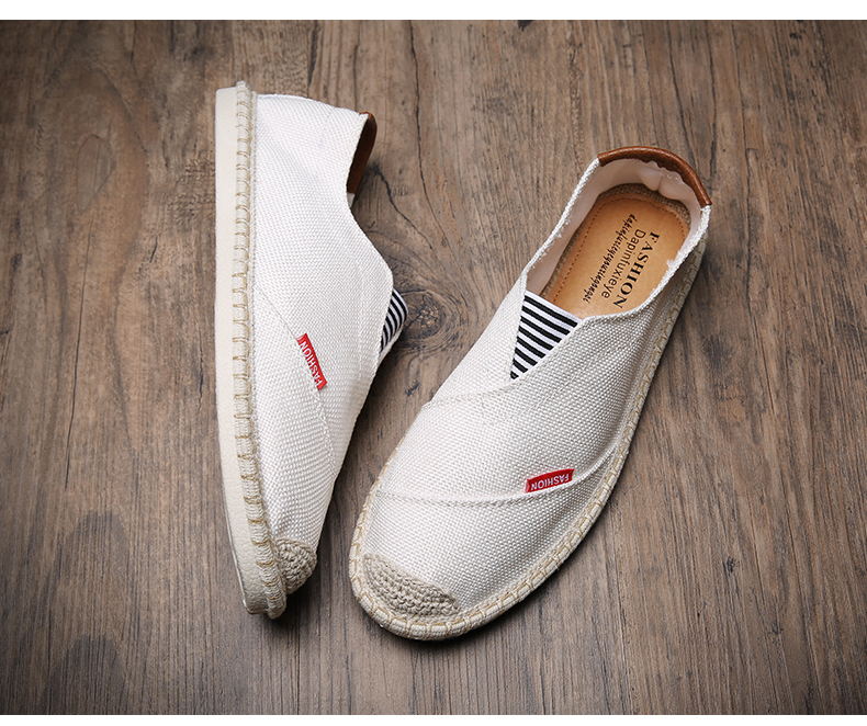 Title 13, Straw fisherman shoes casual