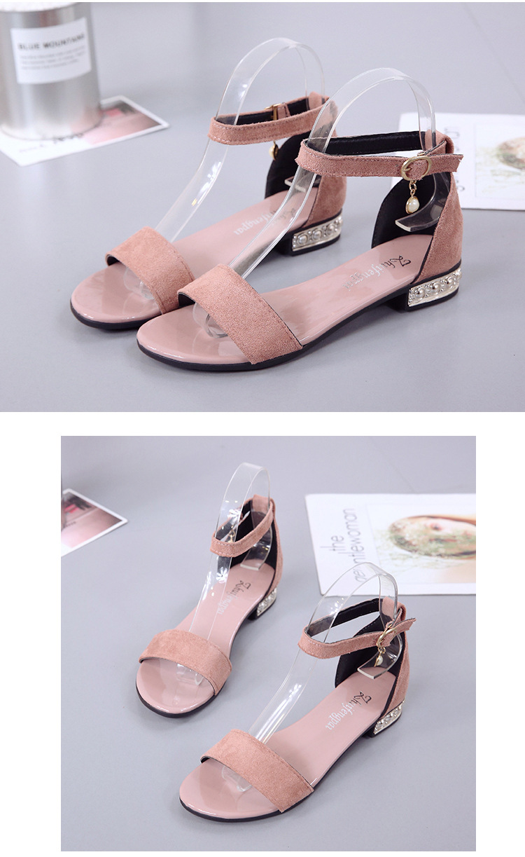 Title 4, Korean round head flat bottom bag heel shoes, p...