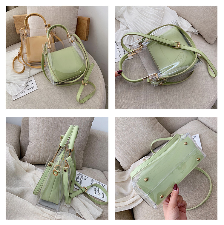 Title 1, Western Transparent Jelly Crossbody Bag