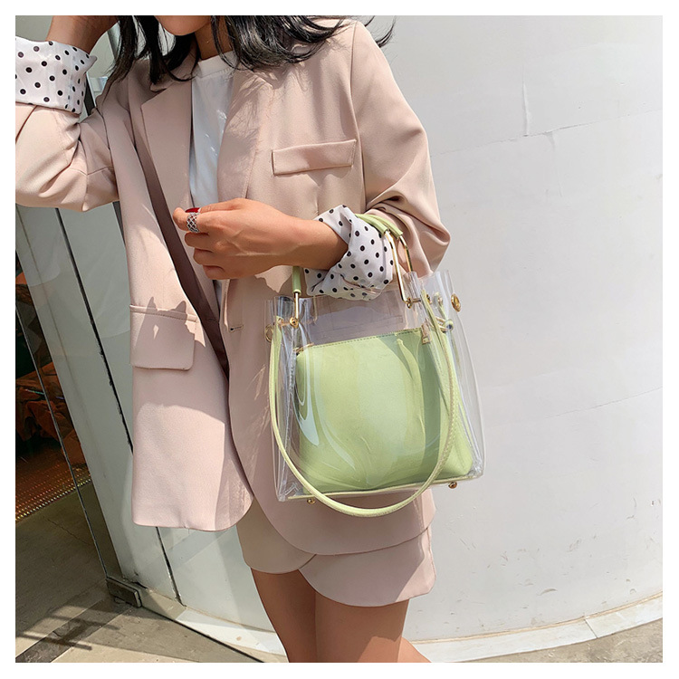 Title 8, Western Transparent Jelly Crossbody Bag