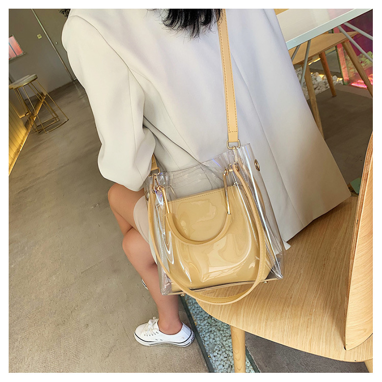 Title 13, Western Transparent Jelly Crossbody Bag