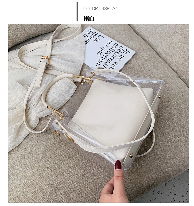 Title 19, Western Transparent Jelly Crossbody Bag