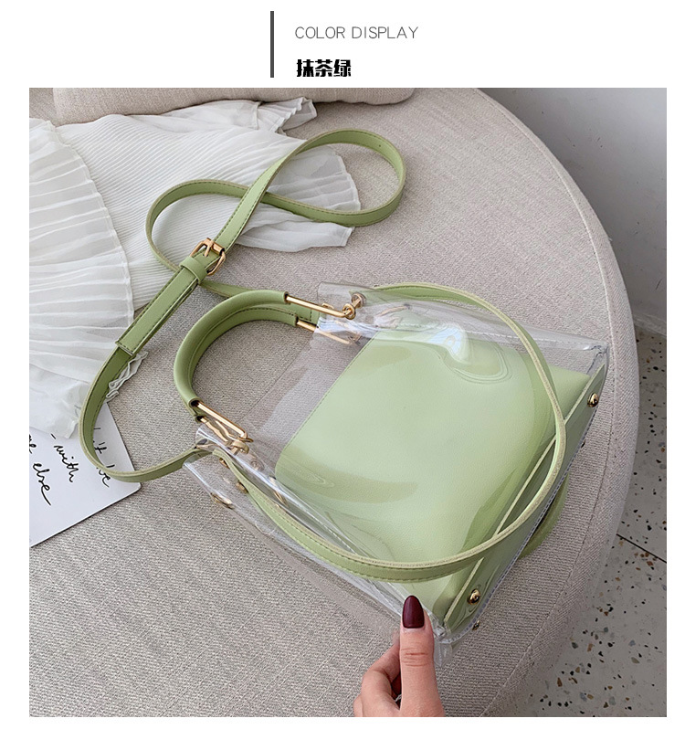 Title 20, Western Transparent Jelly Crossbody Bag