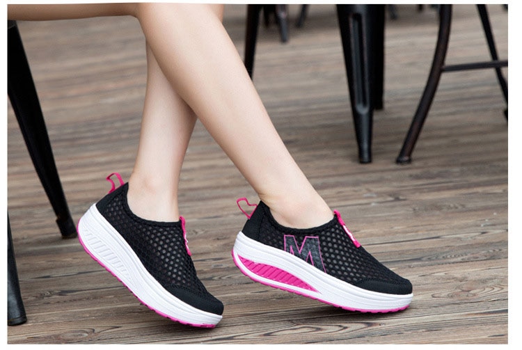 Title 15, Scarpe sportive con plateau per donna, comfort ...