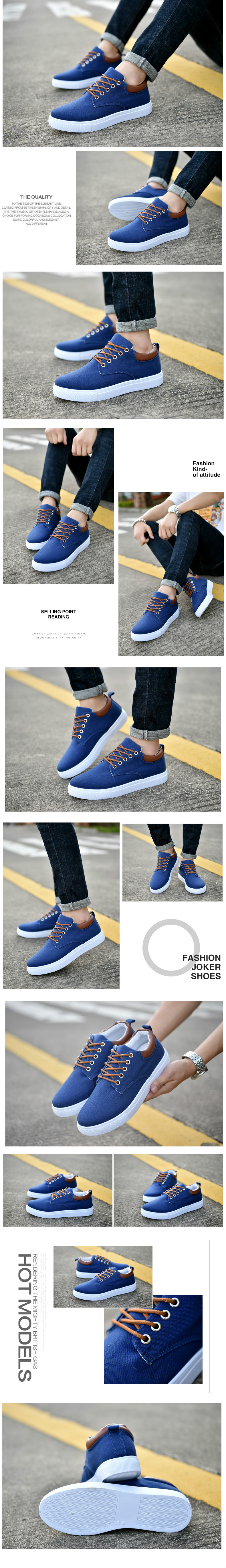 Title 8, Scarpe sportive casual da uomo in tela traspira...