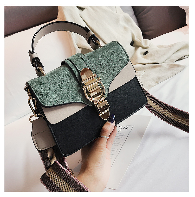 Title 14, One shoulder messenger bag with contrast color,...