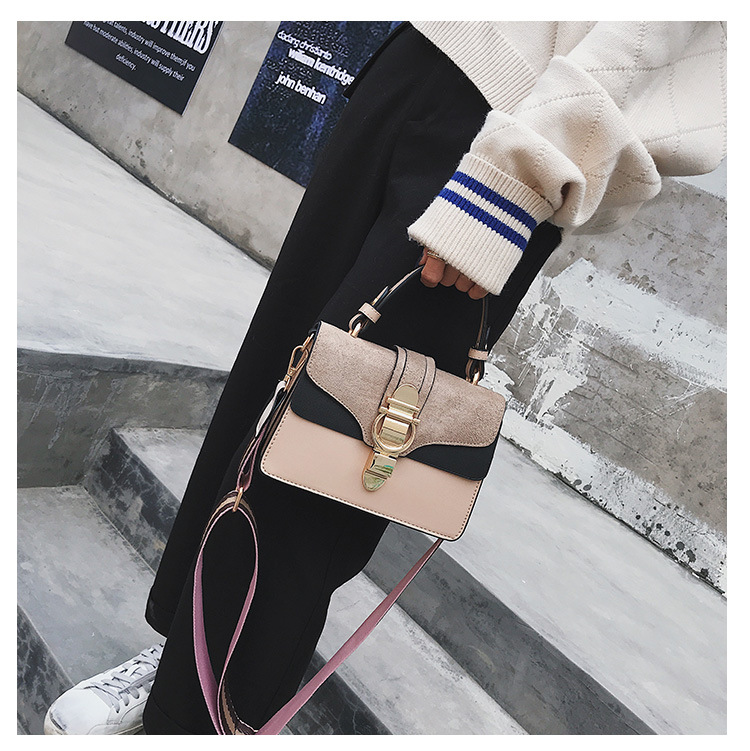 Title 24, One shoulder messenger bag with contrast color,...