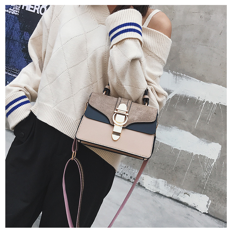 Title 25, One shoulder messenger bag with contrast color,...