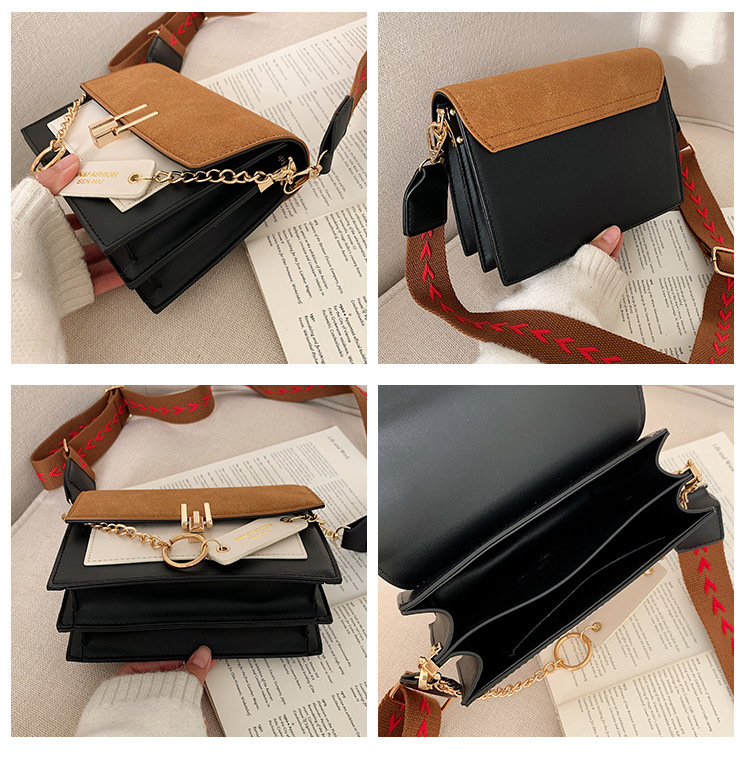 Title 2, Korean fashion matte shoulder bag small square ...