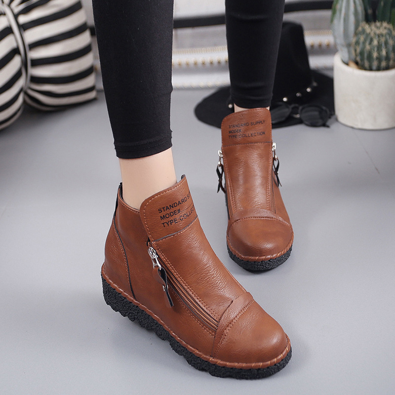 Title 10, Womens Martin short boots with thick soles off...