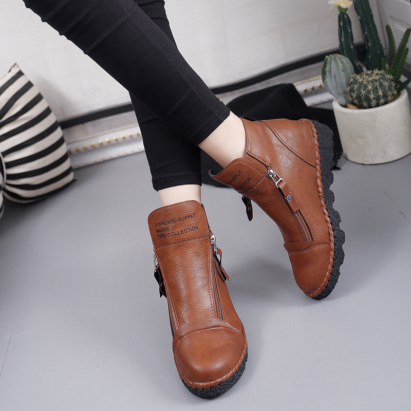 Title 11, Womens Martin short boots with thick soles off...