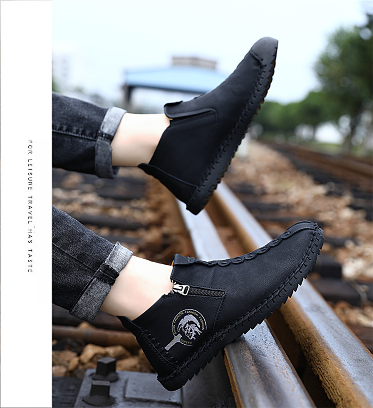 Title 18, British Zipper Handmade Mens Shoes Elevate You...