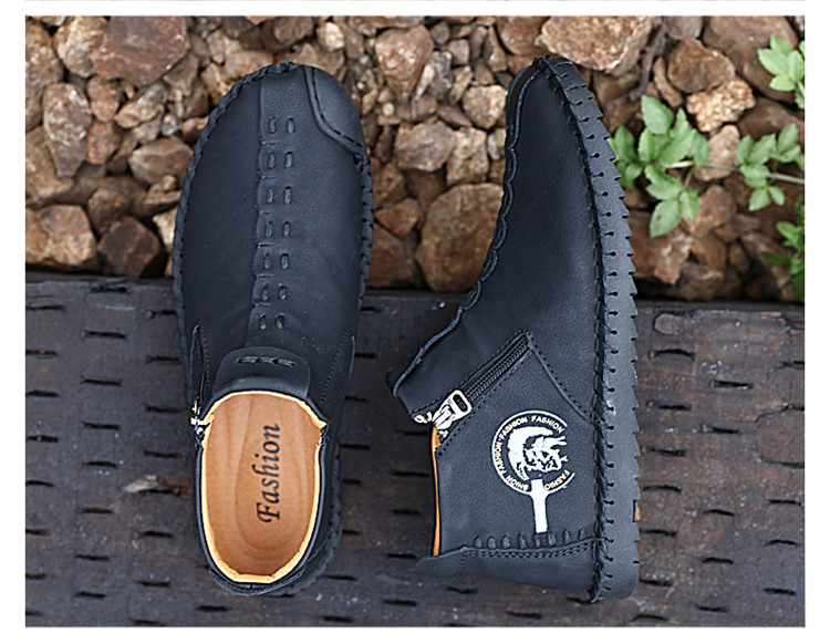 Title 22, British Zipper Handmade Mens Shoes Elevate You...