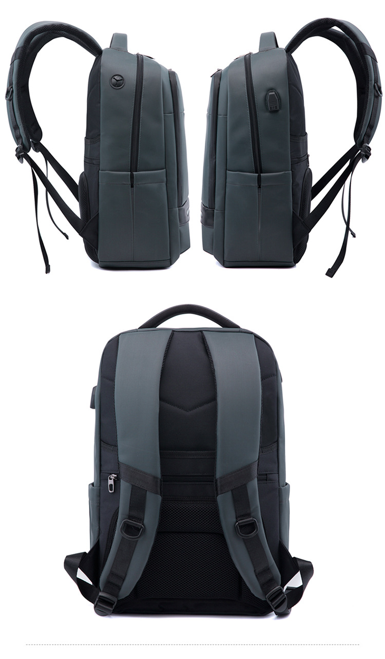 Title 12, Mens business backpack featuring a laptop comp...