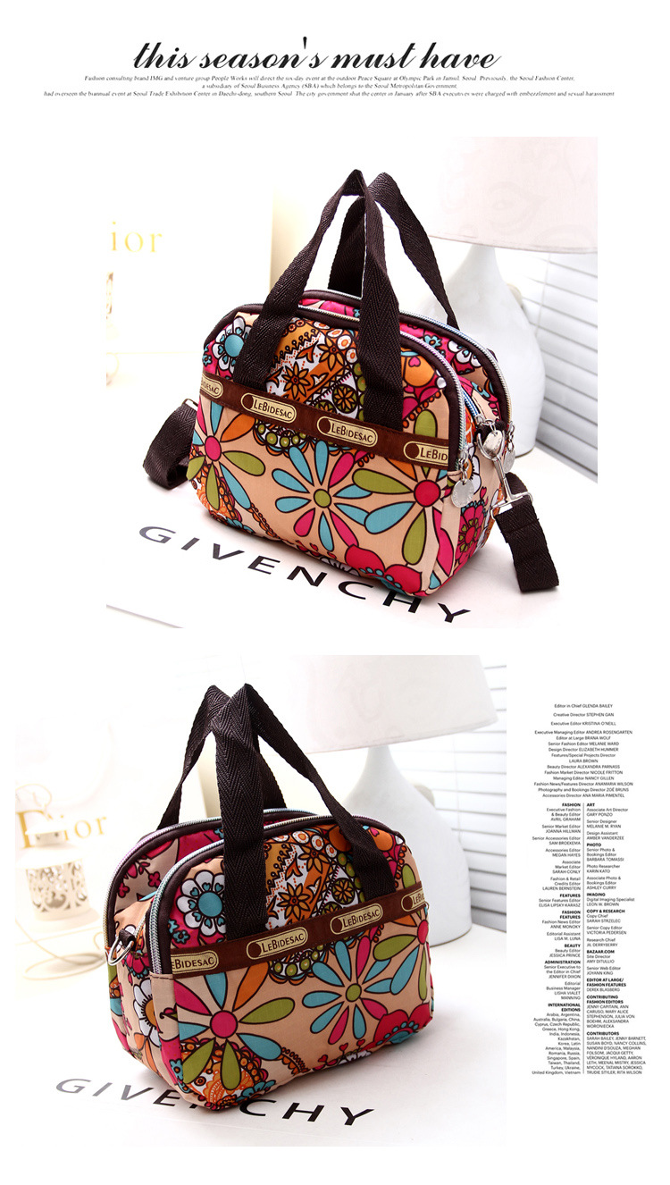 Title 8, Nylon stoffen tas