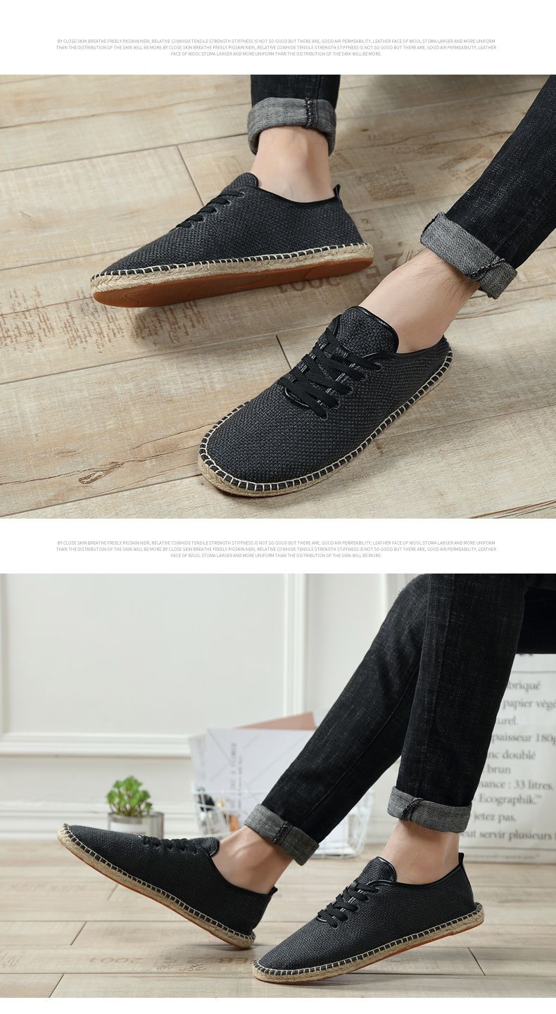 Title 4, Linen Canvas Shoes Comfortable Breathable Light...