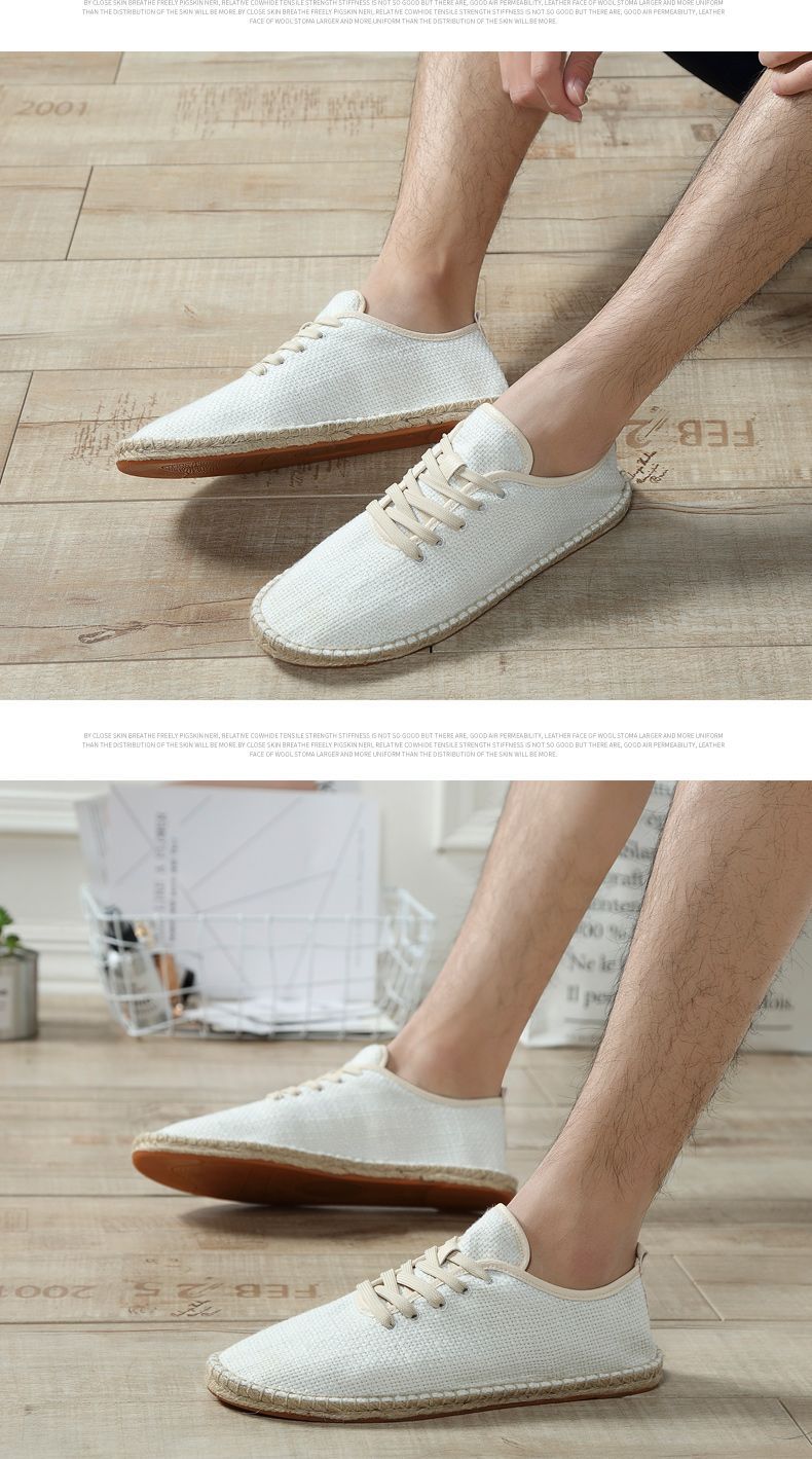 Title 5, Linen Canvas Shoes Comfortable Breathable Light...