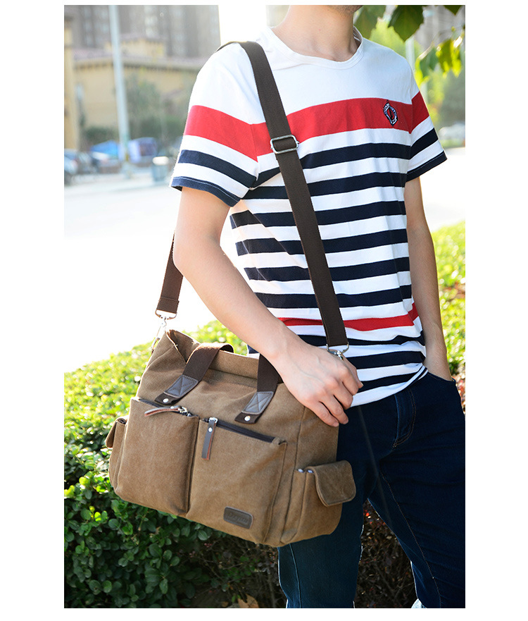 Title 11, Canvas mens bag messenger bag casual cloth