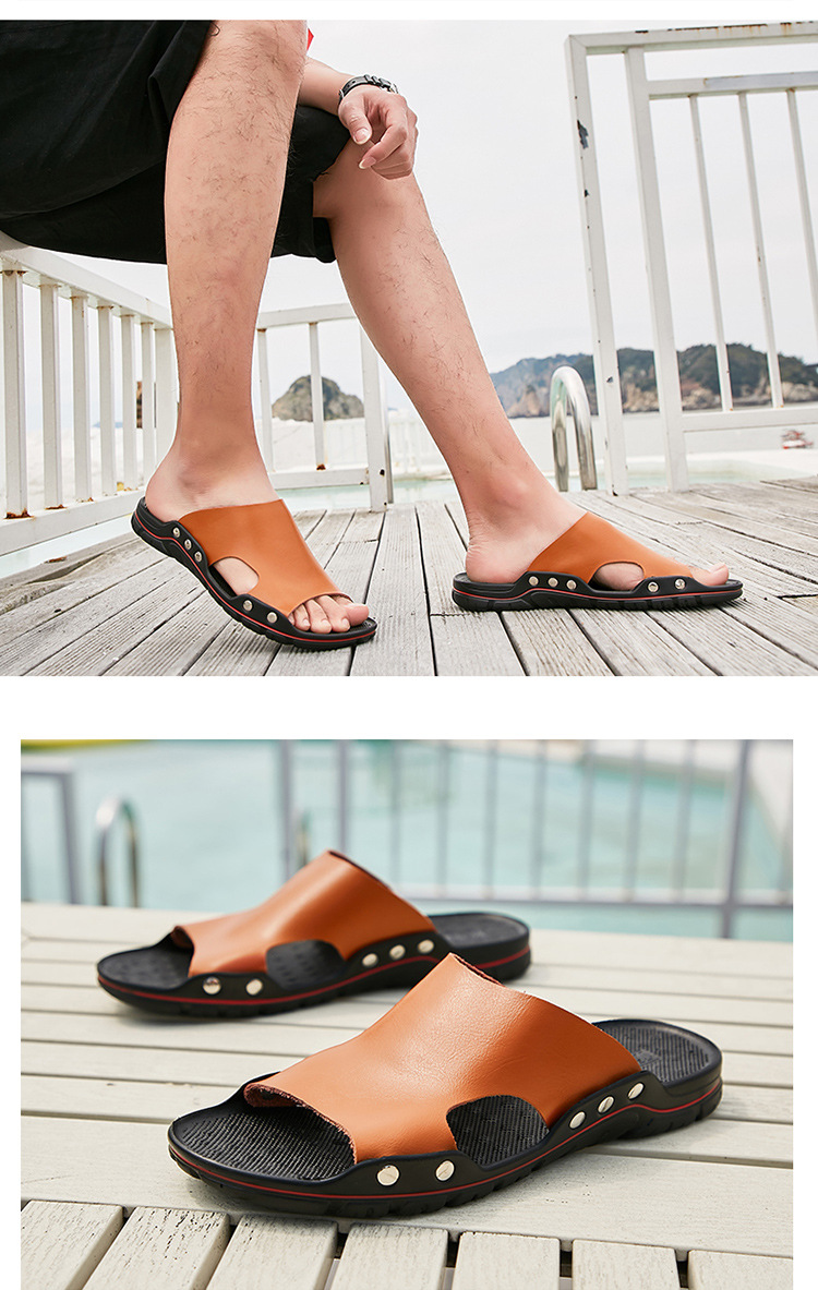 Title 3, Sandalias de verano para hombre chanclas de pla...