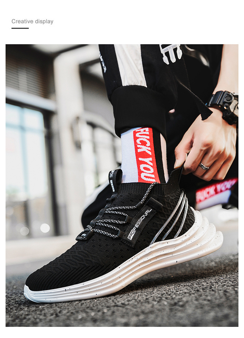 Title 14, Breathable fly woven casual sports light runnin...