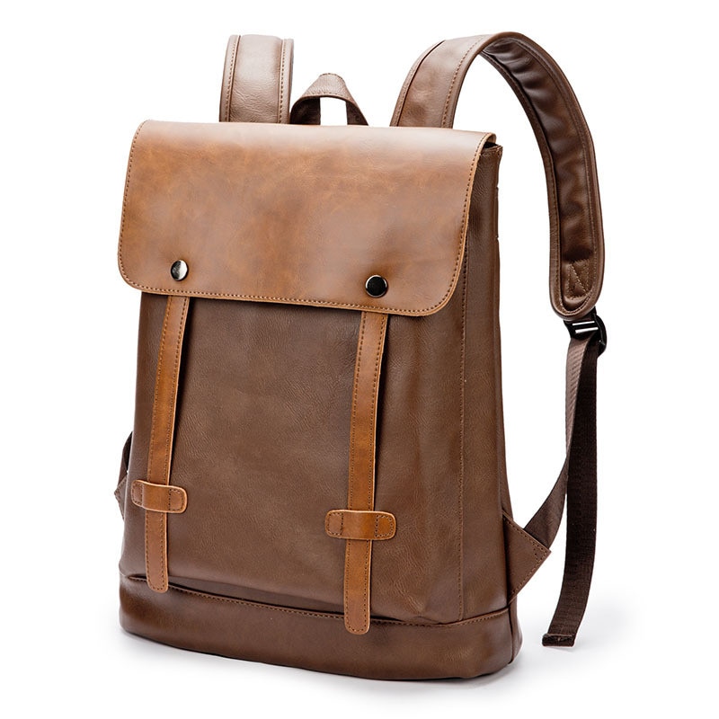 Title 9, Wind Leather College Backpack Durable Leather D...