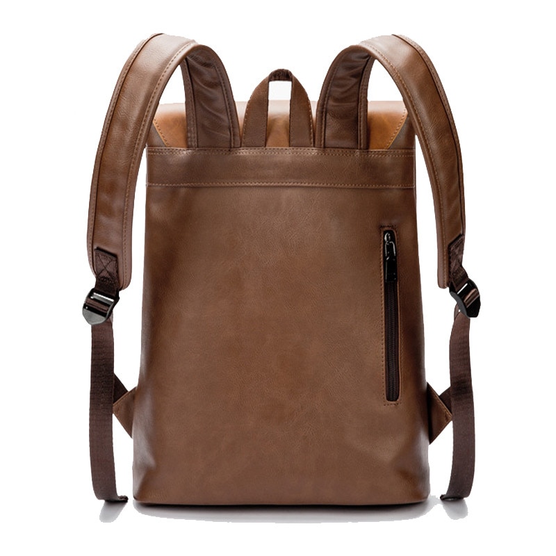 Title 11, Wind Leather College Backpack Durable Leather D...