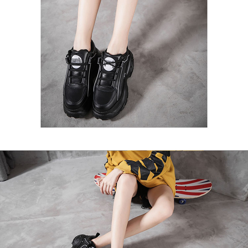 Title 6, Dames dikke zool sneakers Harajuku retro. Loop ...