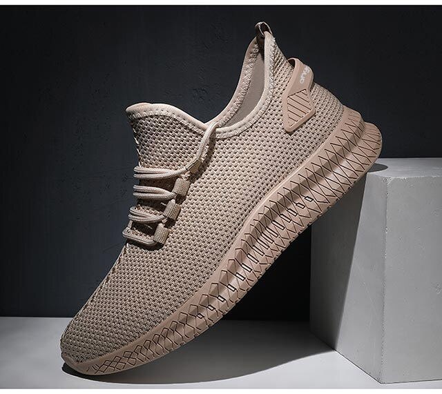 Title 5, Flying woven casual shoes summer soft sole sing...