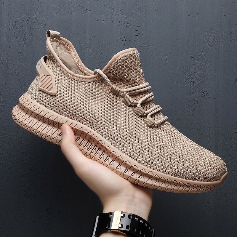 Title 8, Flying woven casual shoes summer soft sole sing...