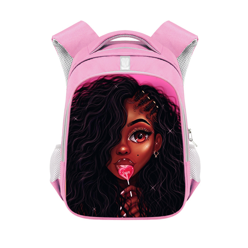 Title 5, African girl backpack