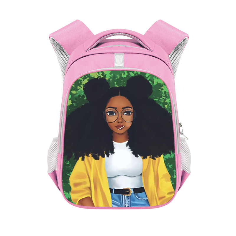 Title 7, African girl backpack