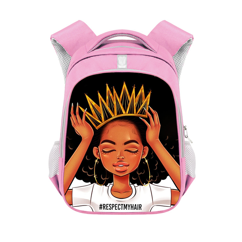 Title 8, African girl backpack