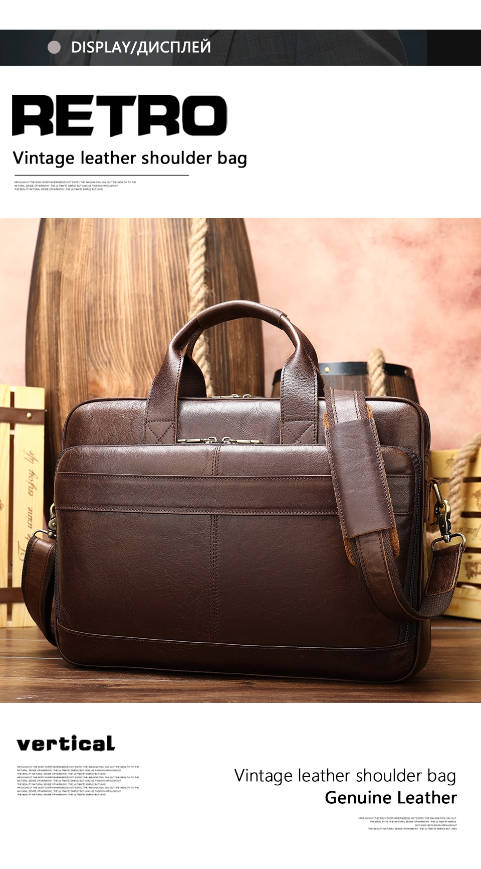 Title 18, Mens briefcase handbag. Stylish and functional...