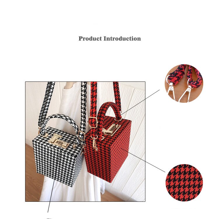 Title 1, Ladies summer woven square bag