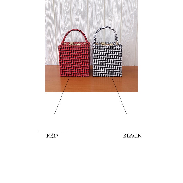 Title 6, Ladies summer woven square bag