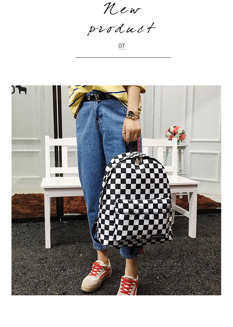 Title 8, Leisure nylon checked travel bag