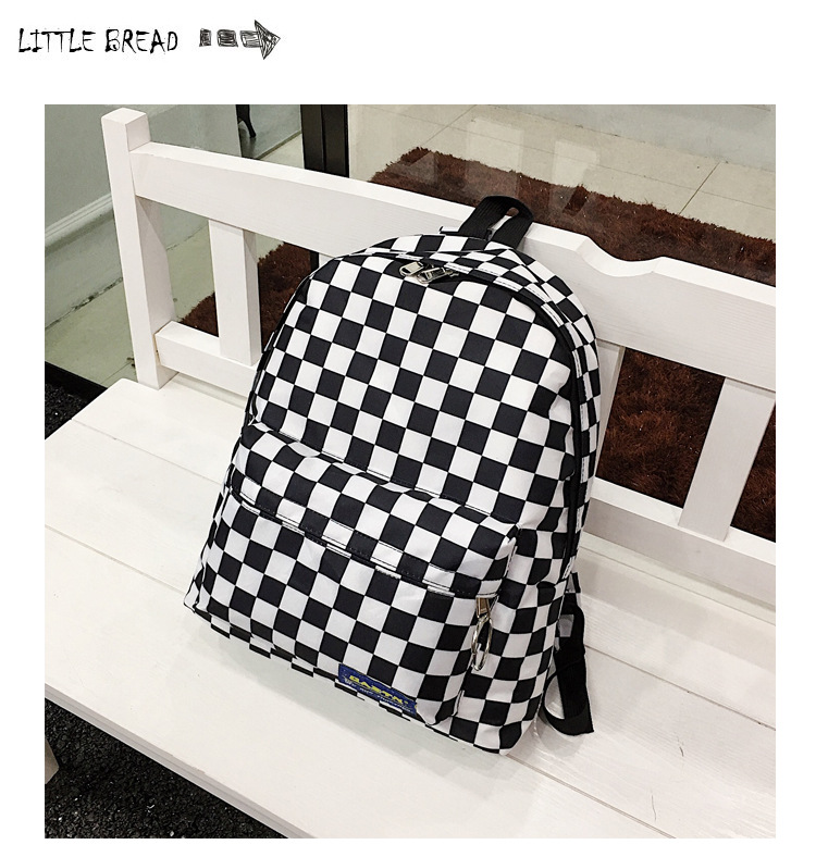 Title 12, Leisure nylon checked travel bag