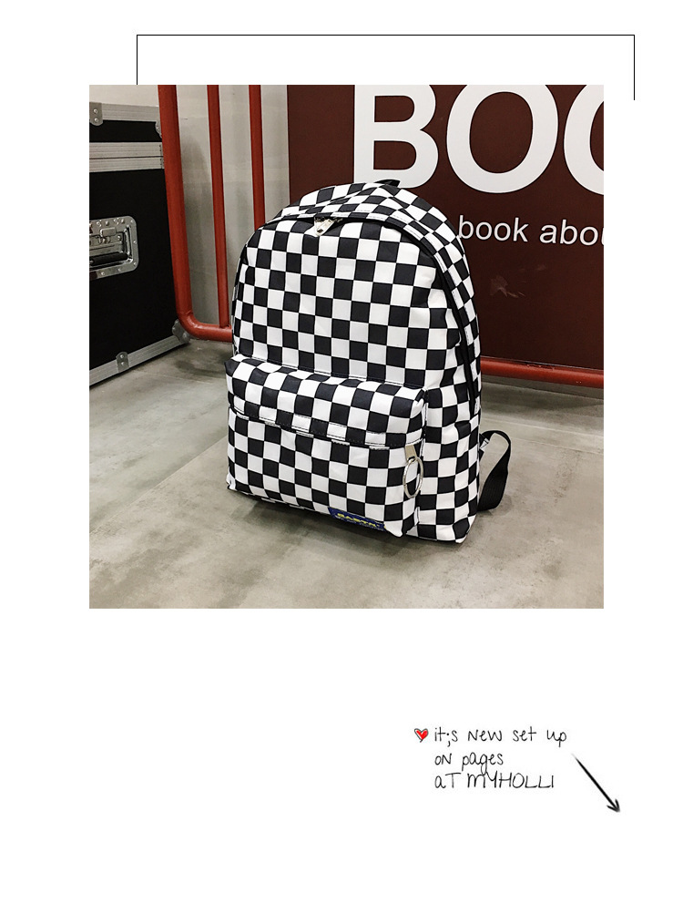 Title 13, Leisure nylon checked travel bag