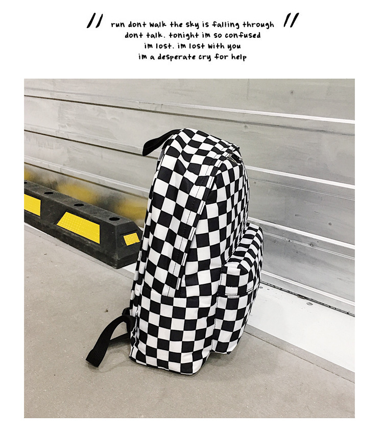 Title 17, Leisure nylon checked travel bag