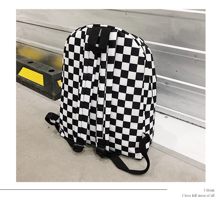 Title 18, Leisure nylon checked travel bag