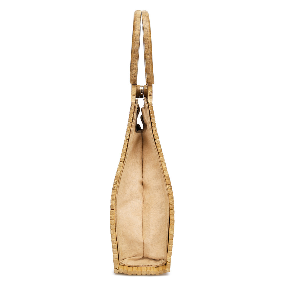 Title 2, Retro portable bamboo straw woven bag perfect f...